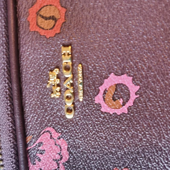 Coach Pink and Brown Crossbody Bag with Elegant Design - Picture 3 of 10